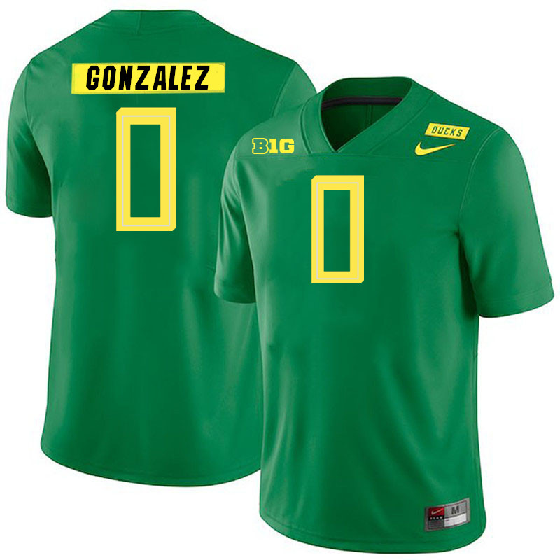 Christian Gonzalez Oregon Jersey,Oregon Ducks Football Uniforms Youth-Alternate Green